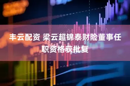 丰云配资 梁云超锦泰财险董事任职资格获批复